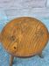 Rustic stool 1940 brutalist wooden