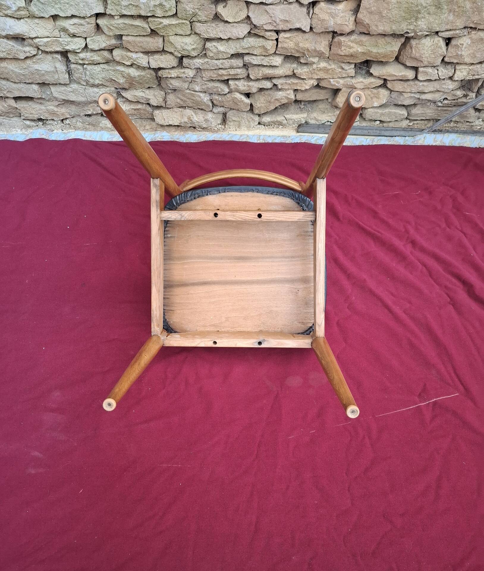 Scandinavian chair in elm