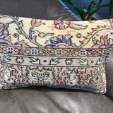Floral Design Neutral Rug Pillow Cover 40x60cm