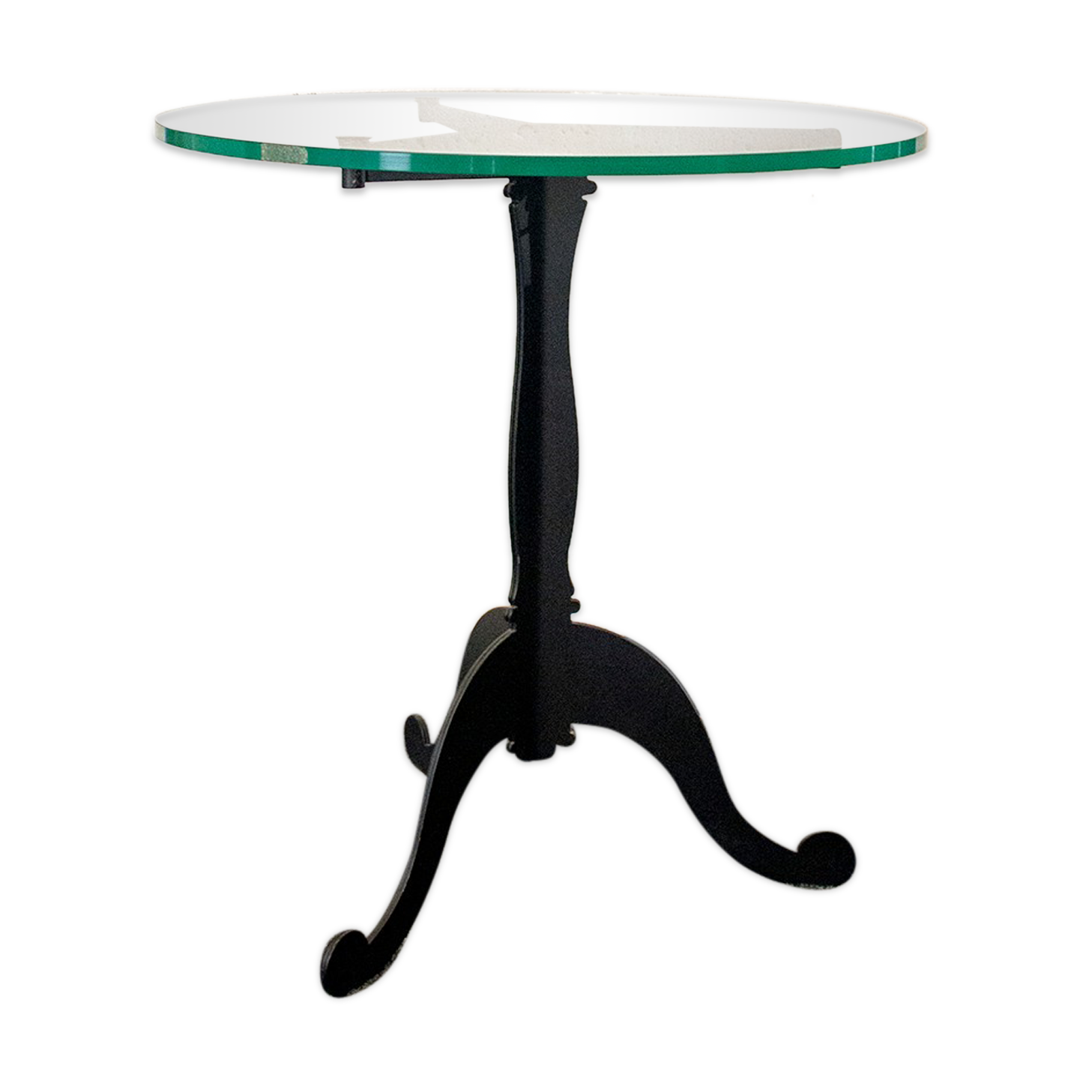 Iron and glass coffee table Italia Anni '80