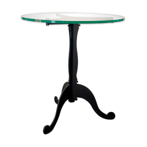 table basse en fer et verre Italia Anni '80