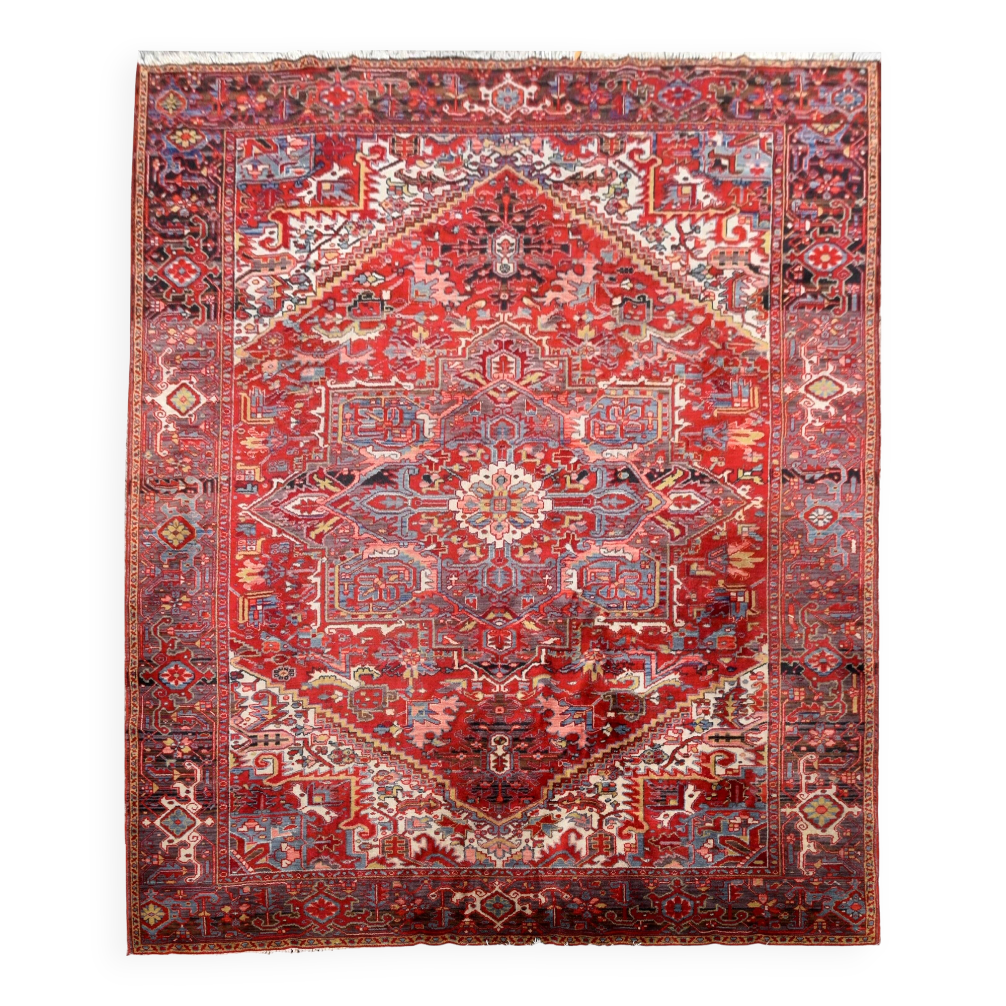 Orient Style Rug Model Hériz In Wool: 3.10 X 2.30 Meters