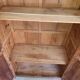 Old Parisian wooden linen wardrobe