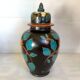 Large Hetty Gouda Holland Covered Vase