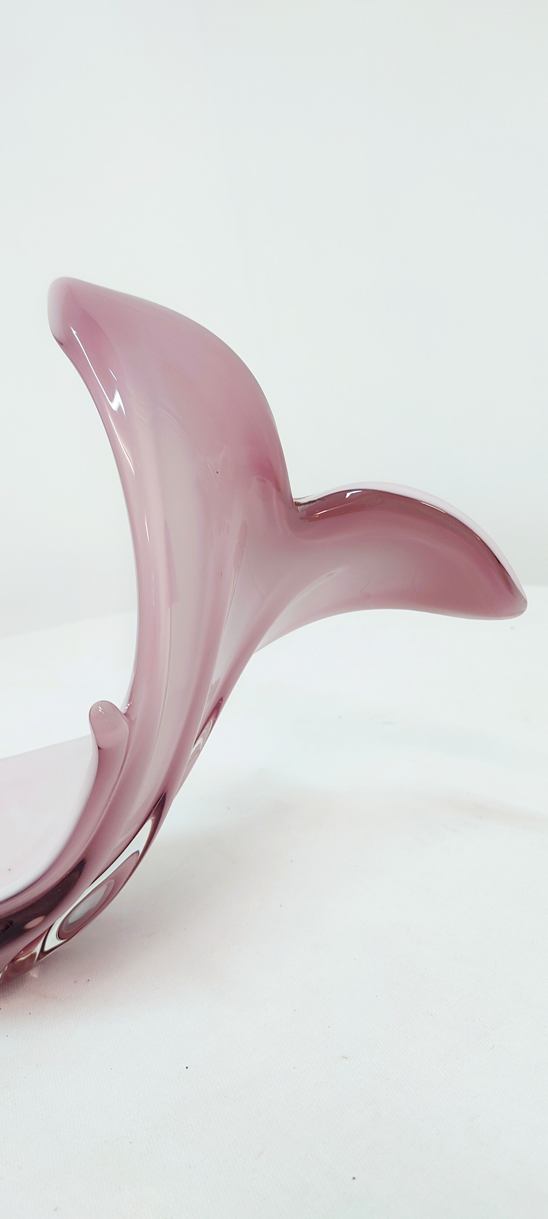 Centre de table en verre de Murano, Italie, années 1980.