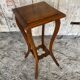 Vintage Carved Wood Side Table Plant Stand #D996