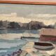 Original Swedish Oil On Canvas – “Seascape” By Gustaf Olsson – Signed – Vintage & Framed – 50 × 30 Cm (19.7" × 11.8")