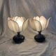 Pair of vintage lamps by Patrick Bossis – Limoges porcelain 1980
