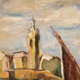 Huile sur toile  Notre-Dame de la garde