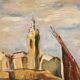 Huile sur toile  Notre-Dame de la garde