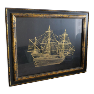 The Golden Hind Franklin Mint Golden