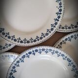 Set 6 plates Terre de Fer Barbeaux