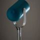 Turquoise floor lamp with plexi stem by Cosack