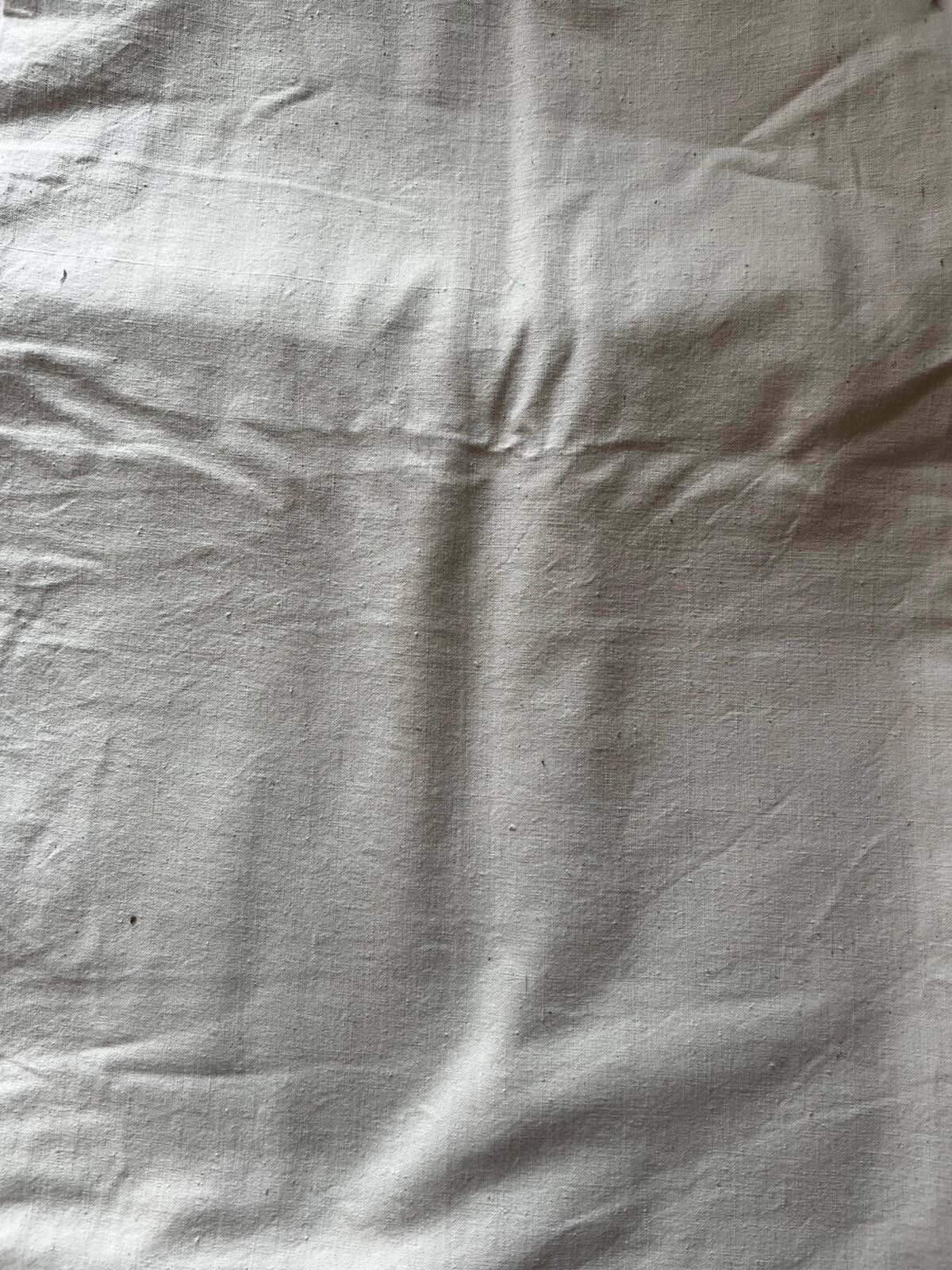 Large antique hemp linen cloth, hand-stitched.