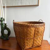 Bamboo woven basket