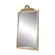 Antique mirror with a gilded pediment Louis XVI