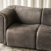 Sofa Karl Wittmann in patinated leather, 1980s