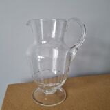 Antique pitcher in blown glass