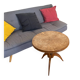 Art Deco Gueridon – Burl wood top – Walnut – 1930-1950