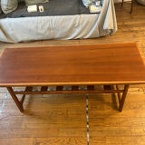 Scandinavian coffee table in teak