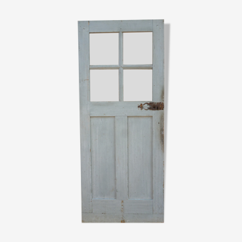 Old gray patina door