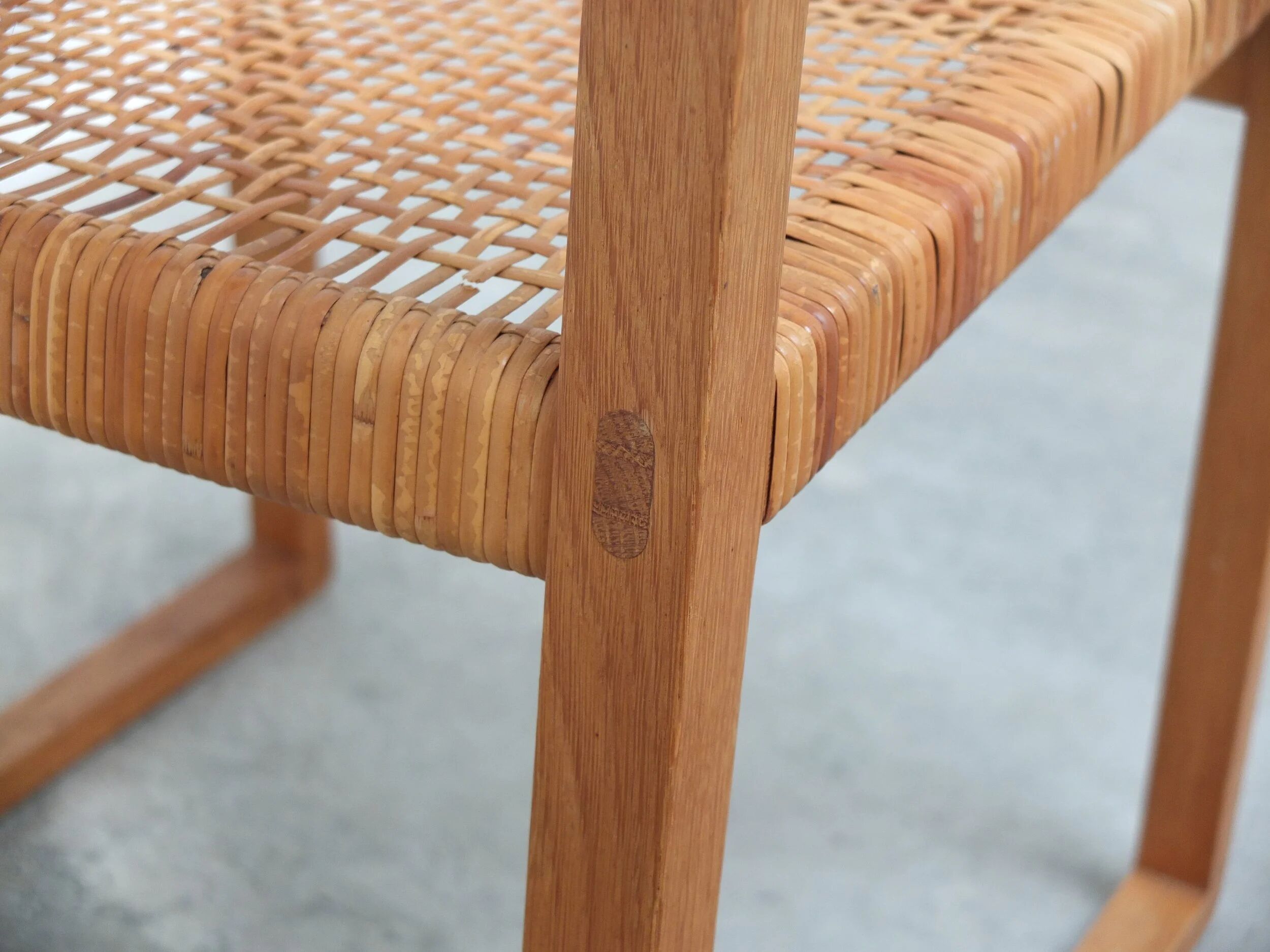 Rare 'BM61' side chair by Børge Mogensen for Lauritsen & Søn, 1957