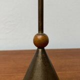 Vintage Italian postmodern metal chandelier, 1980s.