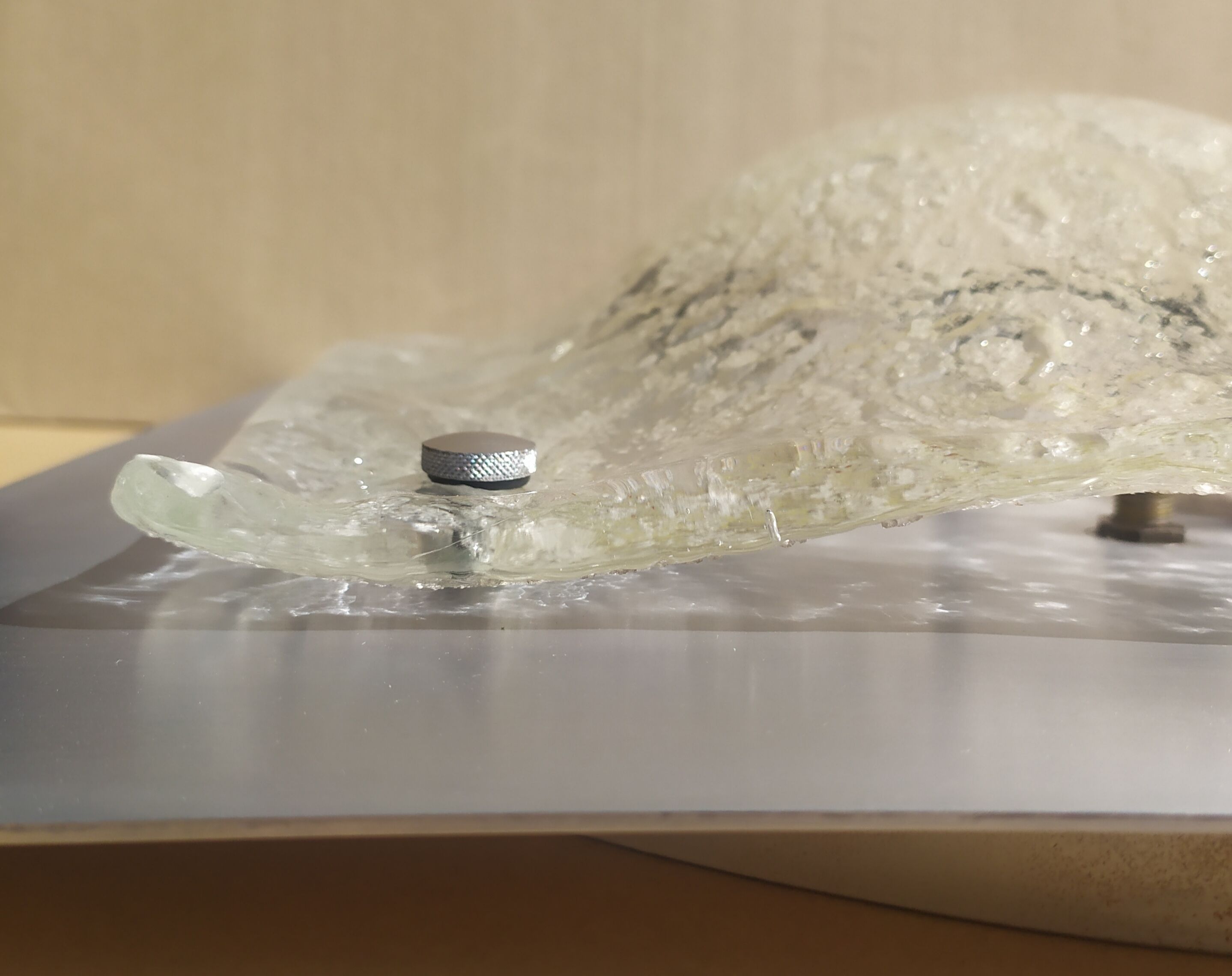 Wall sconces attributed to Carlo Nason for Mazzega, 1970s, Set of 2