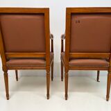Pair armchairs style Empire