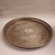 Classic Napoleon III Fleuron classic silver metal service platter