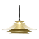 Lampe Space Age "vitrika" en laiton, Danemark années 60