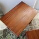 Pull-out tables from the 60s in solid exotic wood published by Younger