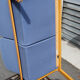 Sofa 2 places wool blue