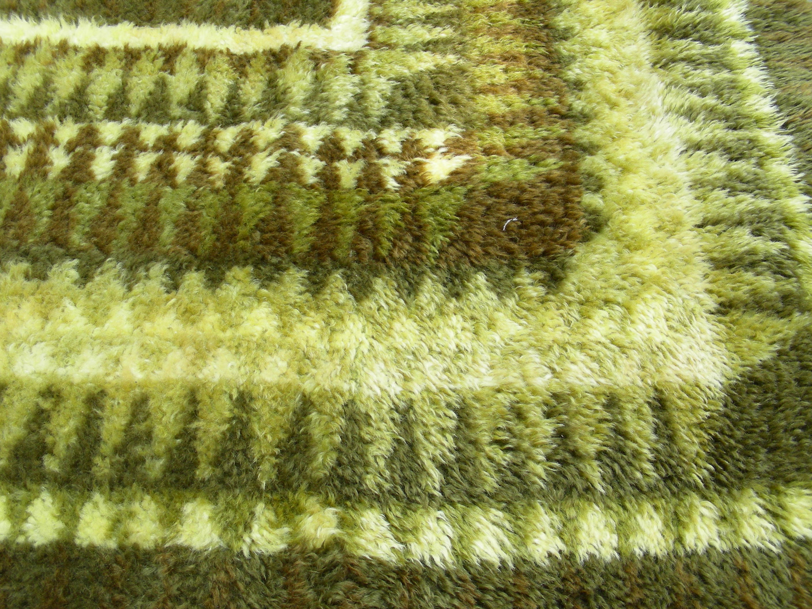 Wool rug long coat 1970 - 160x230cm