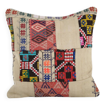 Housse de coussin kilim vintage 51x51 cm