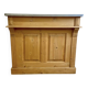Solid pine bar counter
