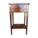 Antique Nightstand Entry Table Cherry Wood 3 Drawers Vintage #D995