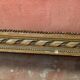 Louis XVI style bed in patinated hornbeam, 20th century.