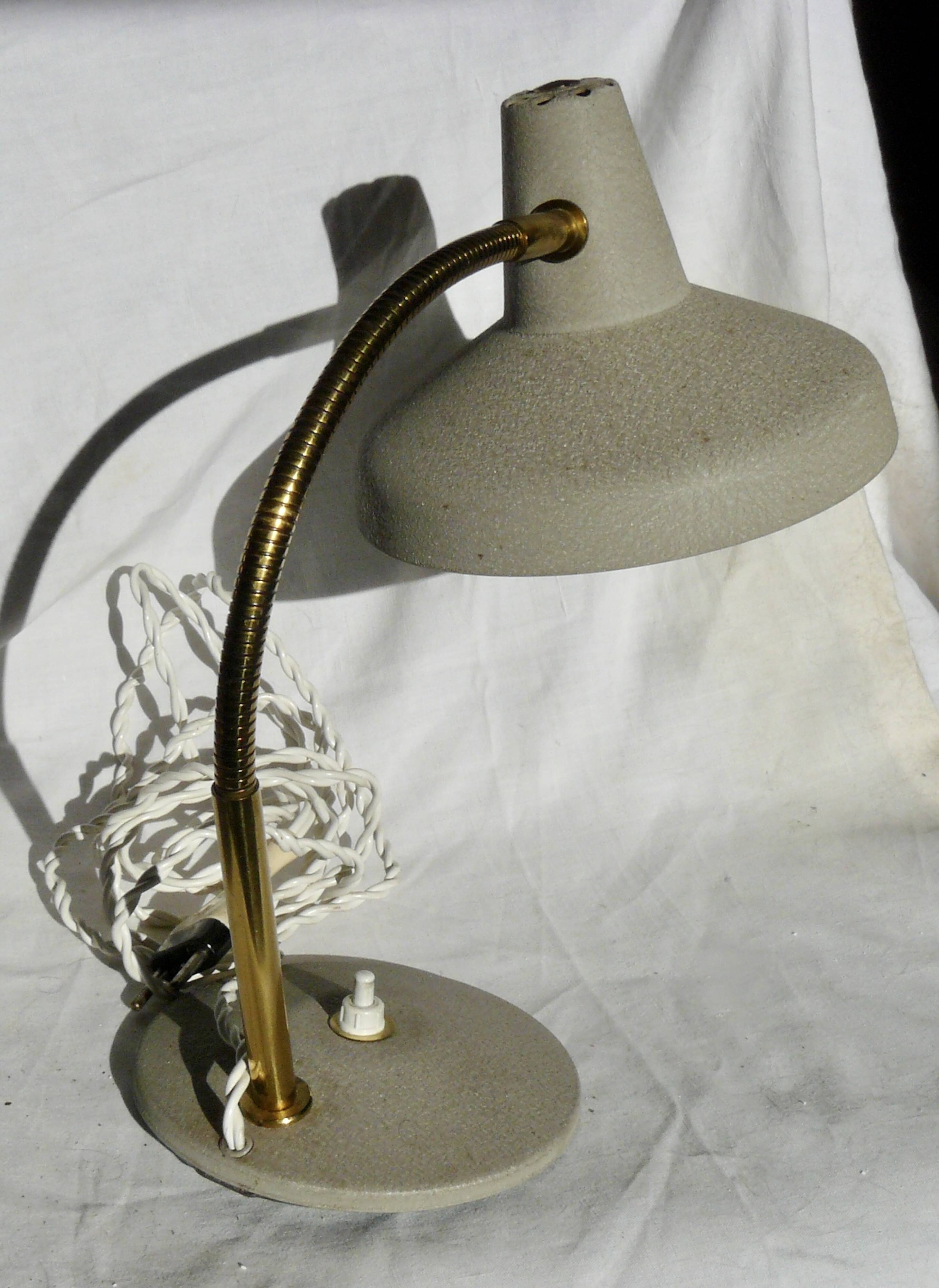 Vintage aluminor desk lamp 1950