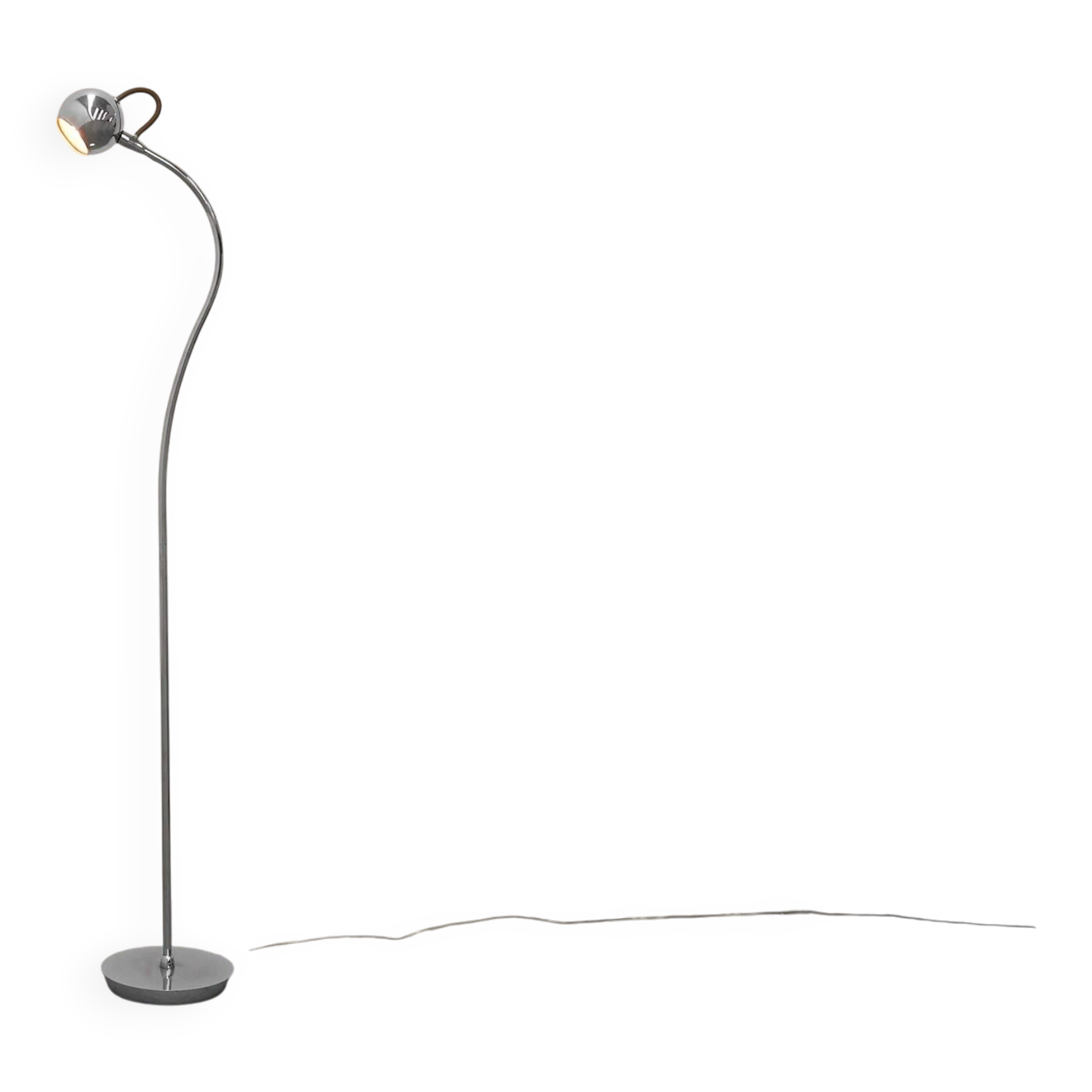 Lampadaire chromé de style Mid-Century, par Nordlux, Danemark, années 1970