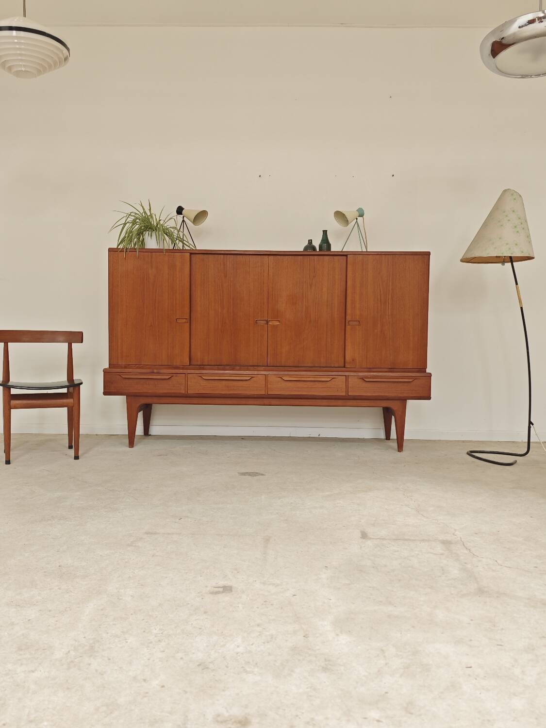 High enfilade by Johannes Andersen by Bordum & Nielsen, Samcom teak