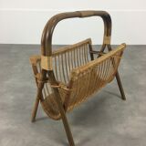Rattan magazine door 60s