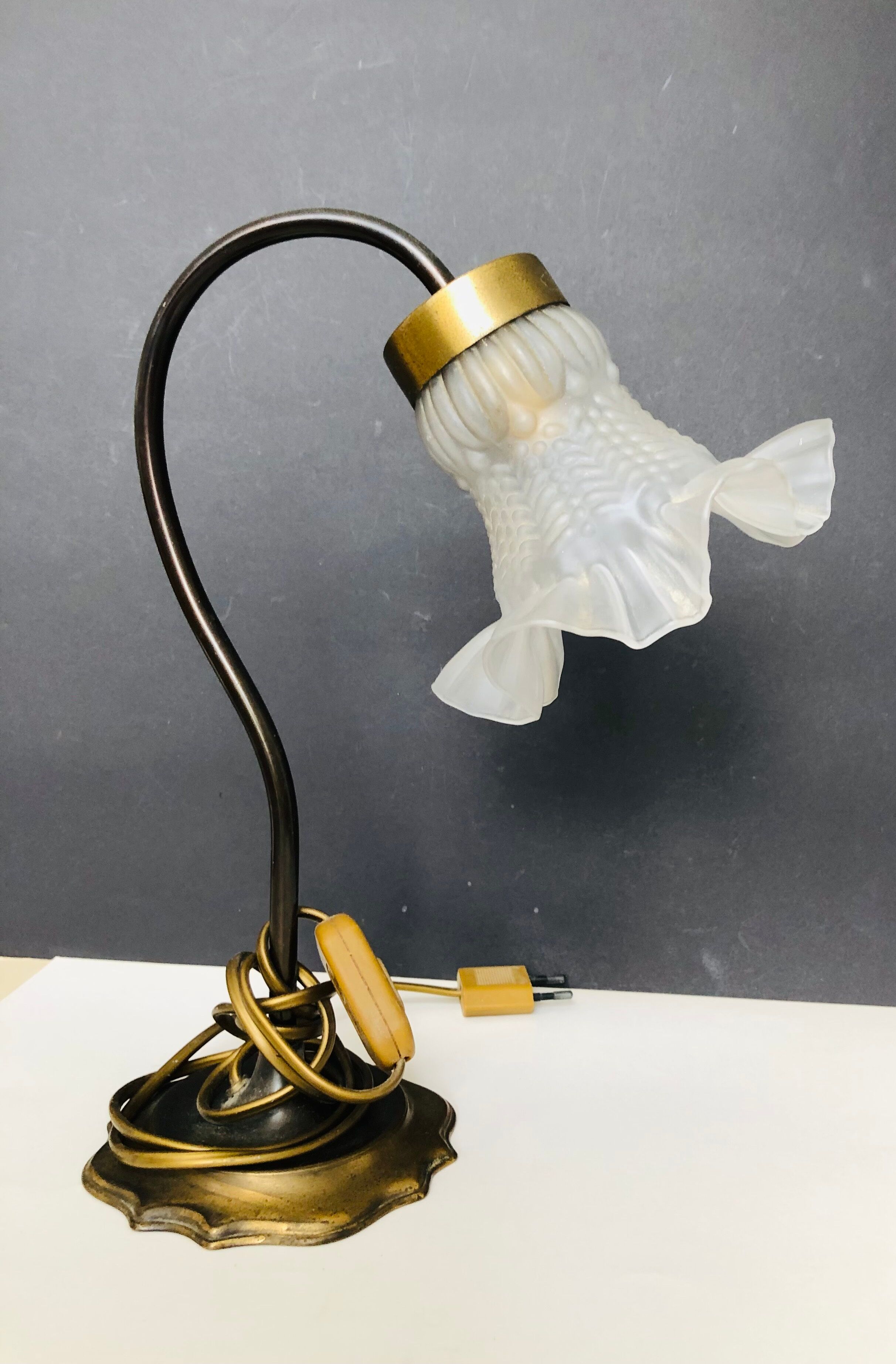 Pair of vintage bedside lamps