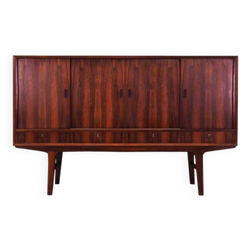Buffet haut en palissandre, design danois, années 1970, production : Danemark