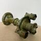 Antique Tamegroute candle holder oil lamp pottery Morocco terracotta