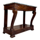Mahogany Console Table, Restoration Period, 19th Century