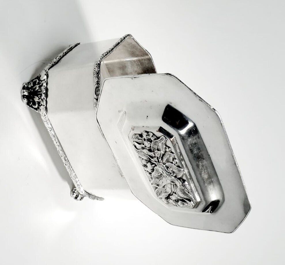Plat à bonbons du 19ème siècle de Fraget, Varsovie, Pologne, 1850