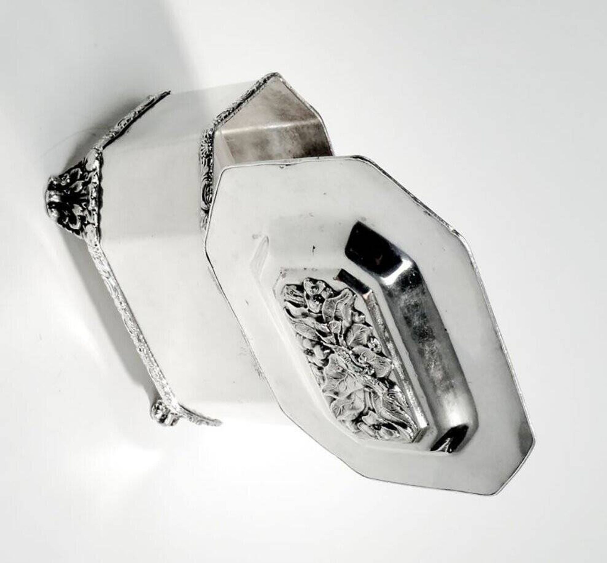 Plat à bonbons du 19ème siècle de Fraget, Varsovie, Pologne, 1850