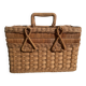 Mallette en rotin années 60