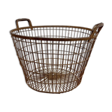 Large metal harvesting pan 50s